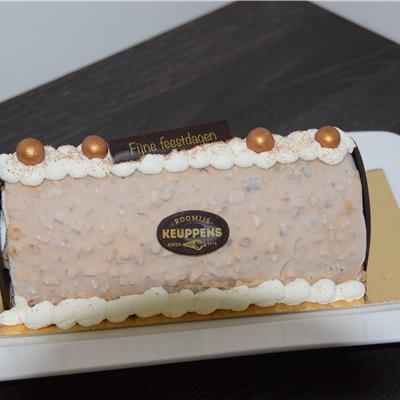 Keuppens roomijs - Kerststronk luxe 7 personen